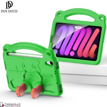 Dux Ducis Panda smūgiams atsparus dėklas su rankena - žalias (Apple Ipad Mini 6 (2021)